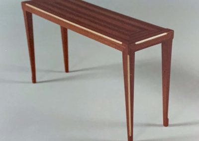 Fluted Legs Console Table