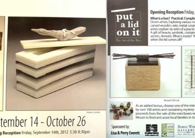 Put a Lid on It Show - Florida Craftsmen Gallery 2012