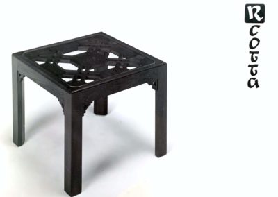 Rcotta Patterned Top Side Table