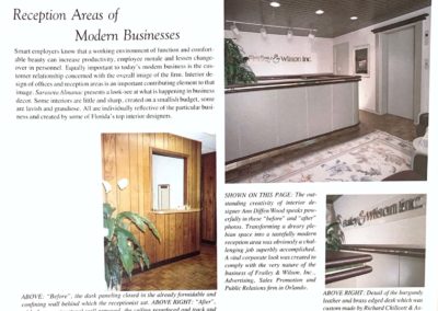 Reception Areas of Modern Business
