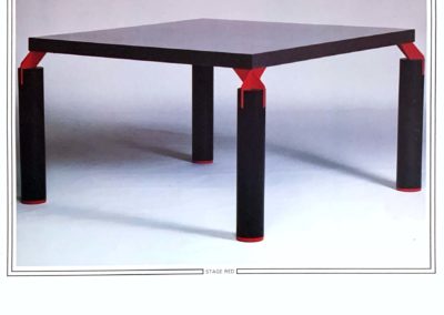 Stage Red Dining Table