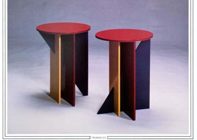 Triangles Up and Down Side Tables