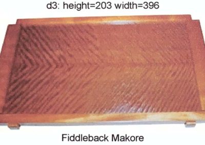 Fiddleback Makore Serving Tray