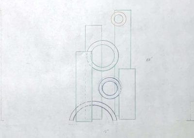 Glass Geometric Art Piece