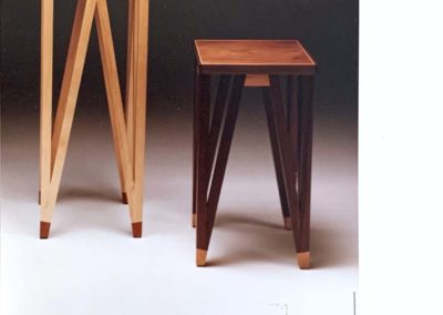 Sticks Pedestals with Veneer Footcaps